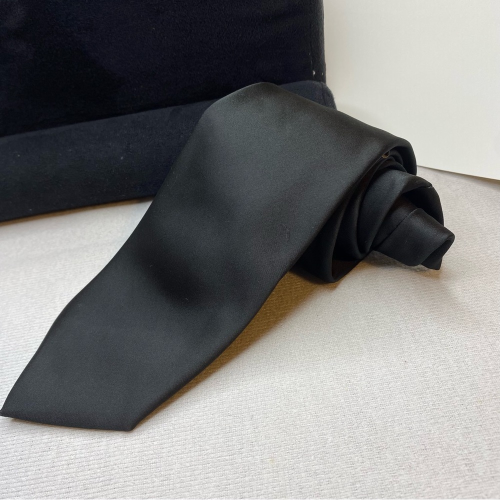 John Ashford Elegant Black Tie  NWOT